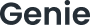 Logotipo MicroPower Genie: escrita “Genie” na cor preta.